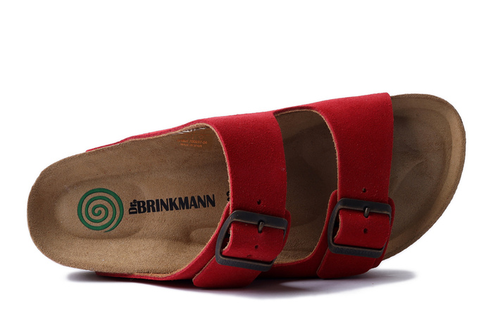 Dr. Brinkmann 700697-04 - klapki damskie czerwone