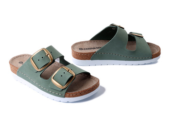 Dr. Brinkmann 700741-07 - klapki damskie olive