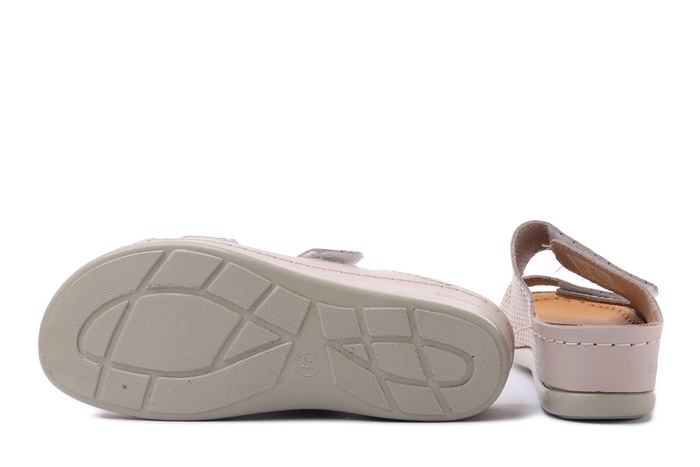 Dr. Brinkmann 700568-81 - klapki damskie beżowe