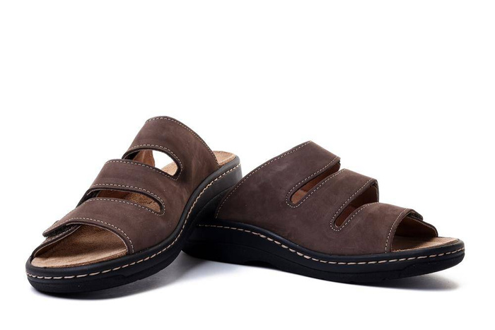 Dr. Brinkmann 600464-02 - klapki męskie moro