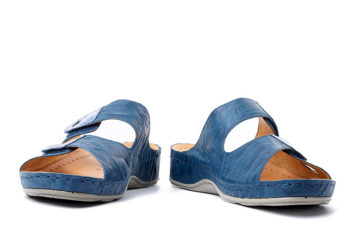 Dr. Brinkmann 700517-05 - klapki damskie niebieskie