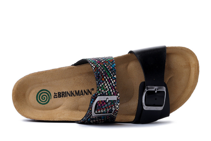 Dr. Brinkmann 700067-01 - klapki damskie czarne