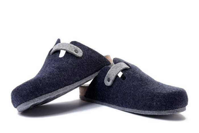 Dr. Brinkmann 220015-05 - kapcie męskie granatowe