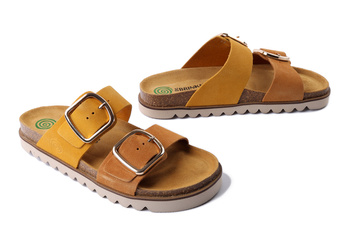 Dr. Brinkmann 700683-06 - klapki damskie gelb