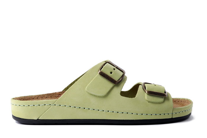 Dr. Brinkmann 700694-71 - klapki damskie hellgrun