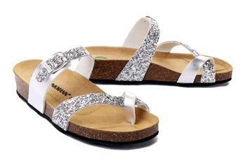 Dr. Brinkmann 700285-92 - klapki damskie silber