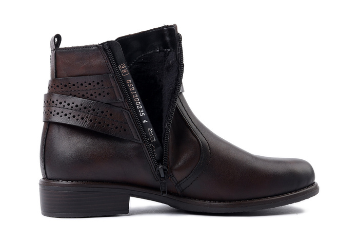 RIEKER REMONTE D0F81-25 brown, botki damskie