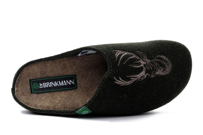 Dr. Brinkmann 220058-07 - kapcie męskie zielone