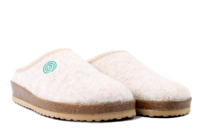 Dr. Brinkmann 320264-81 - kapcie damskie offwhite