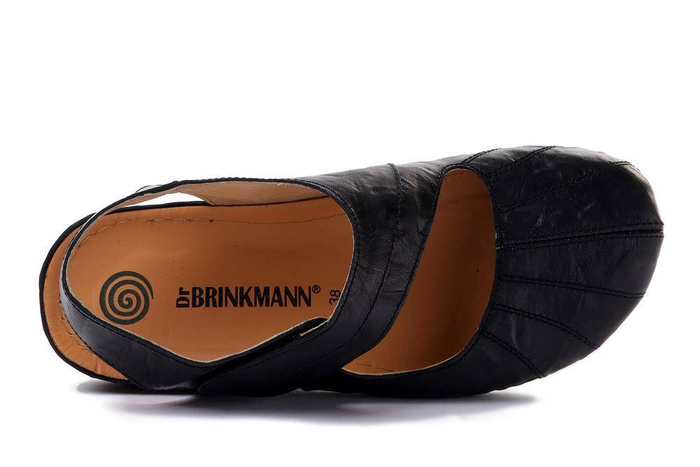 Dr. Brinkmann 710558-01 - sandały damskie czarne