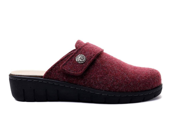 Dr. Brinkmann 700081-41 - klapki damskie bordowe