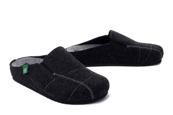 Dr. Brinkmann 220225-09 - kapcie męskie anthrazit