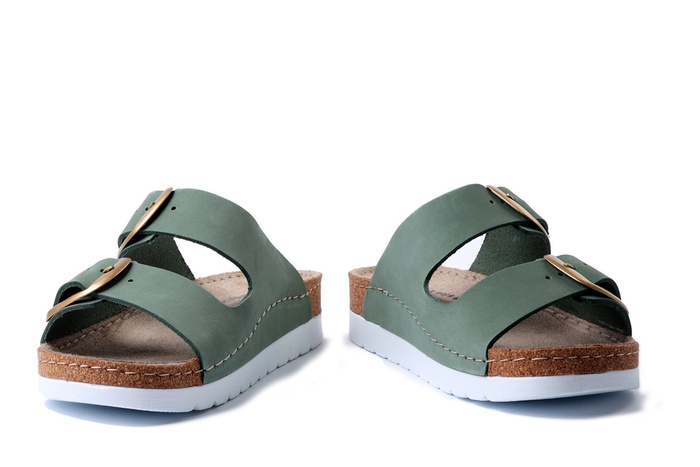 Dr. Brinkmann 700741-07 - klapki damskie olive