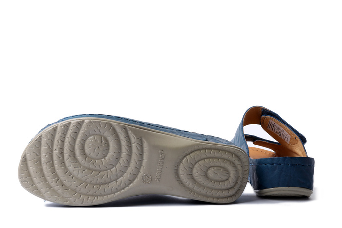 Dr. Brinkmann 700747-51 - klapki damskie mittelblau