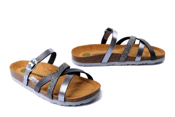 Dr. Brinkmann 700675-09 - klapki damskie szare