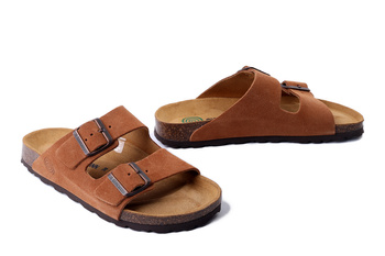 Dr. Brinkmann 600134-21 - klapki damskie/męskie cognac