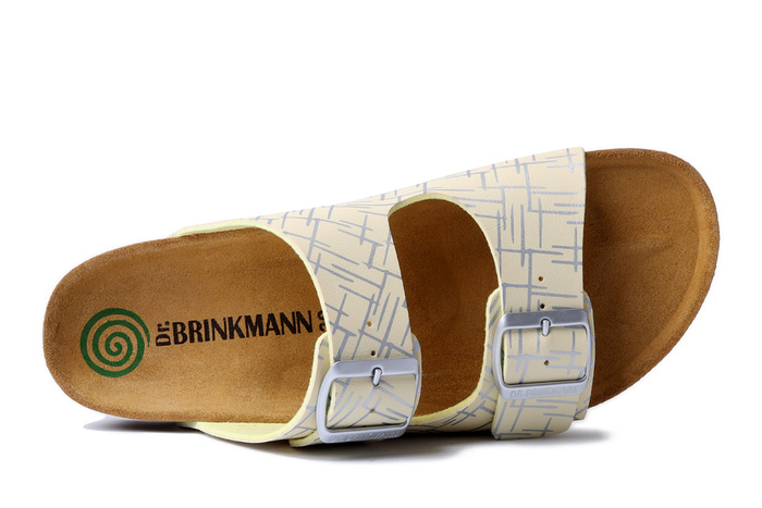 Dr. Brinkmann 700703-61 - klapki damskie hellgelb