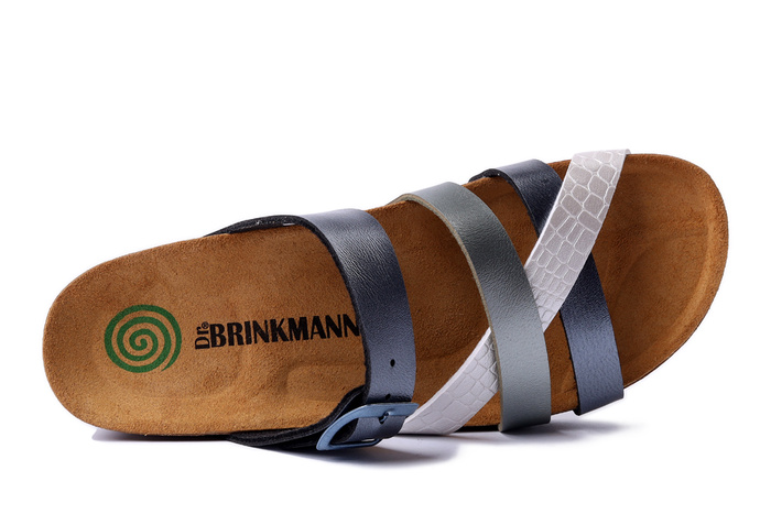 Dr. Brinkmann 700698-09 - klapki damskie anthrazit