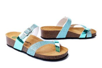 Dr. Brinkmann 700525-07 - klapki damskie zielone