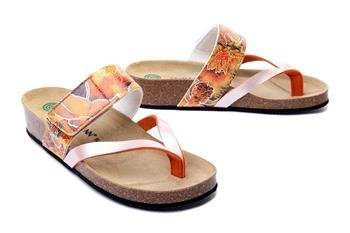 Dr. Brinkmann 700060-62 - klapki damskie pomarańczowe