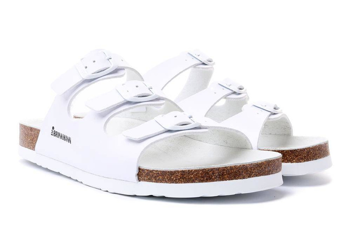 Dr. Brinkmann 703171-03 - klapki damskie/męskie białe