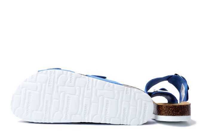 Dr. Brinkmann 700529-05 - klapki damskie niebieskie