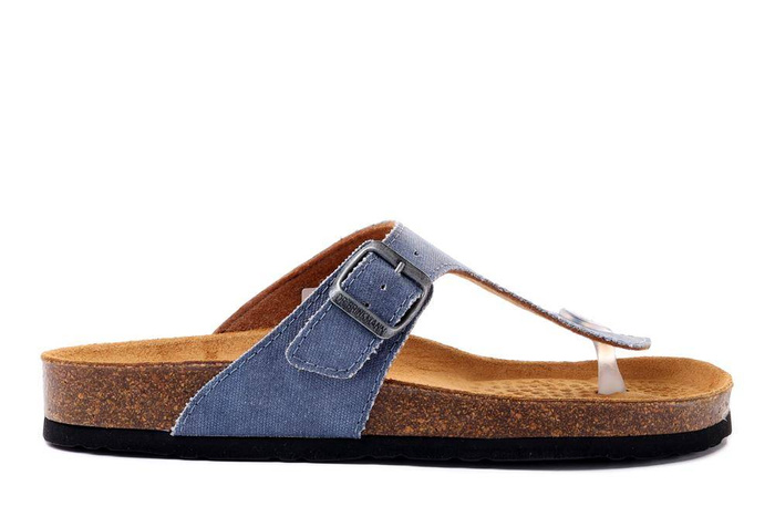 Dr. Brinkmann 600057-51 - klapki męskie denim