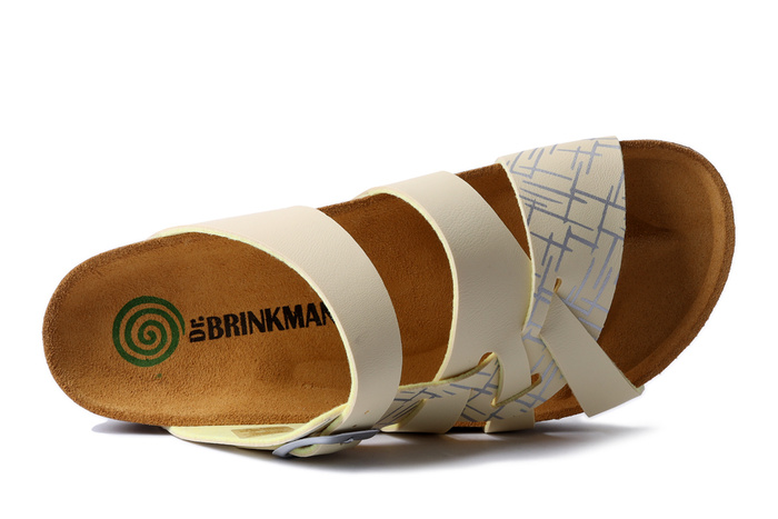 Dr. Brinkmann 700704-61 - klapki damskie hellgelb