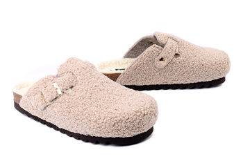 Dr. Brinkmann 320711-08 - kapcie damskie beżowe