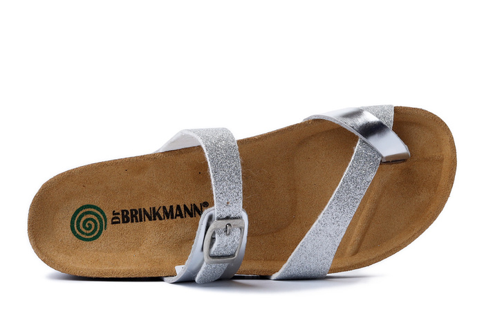 Dr. Brinkmann 700525-92 - klapki damskie silber