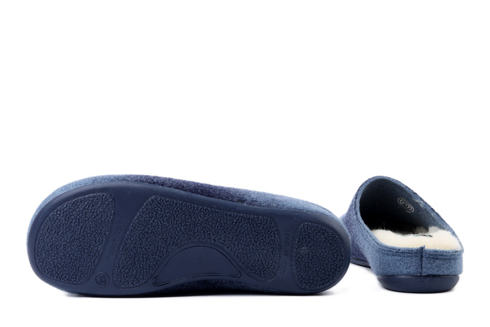 Dr. Brinkmann 320714-51 - kapcie damskie mittelblau