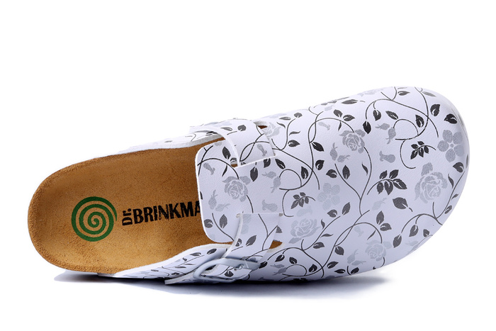 Dr. Brinkmann 600145-03 - klapki damskie białe