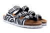 Dr. Brinkmann 700077-01 - klapki damskie zebra