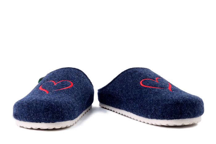 Dr. Brinkmann 320270-05 - kapcie damskie niebieskie