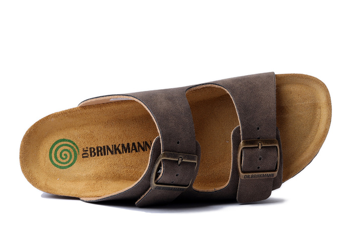 Dr. Brinkmann 600137-02 - klapki męskie brązowe
