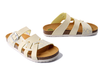 Dr. Brinkmann 700704-61 - klapki damskie hellgelb