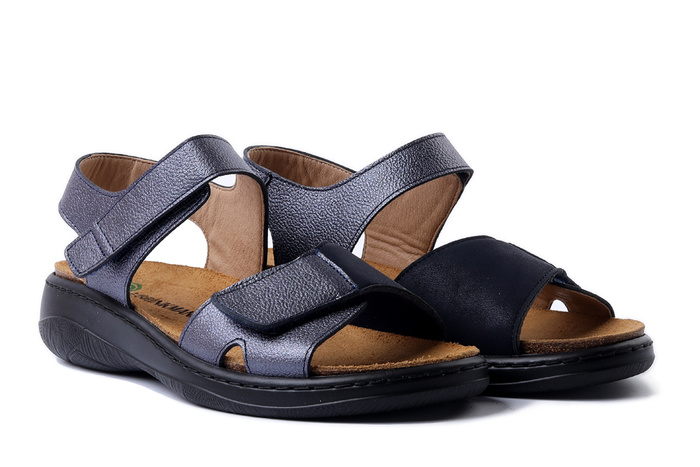 Dr. Brinkmann 710222-51 - sandały damskie mittelblau