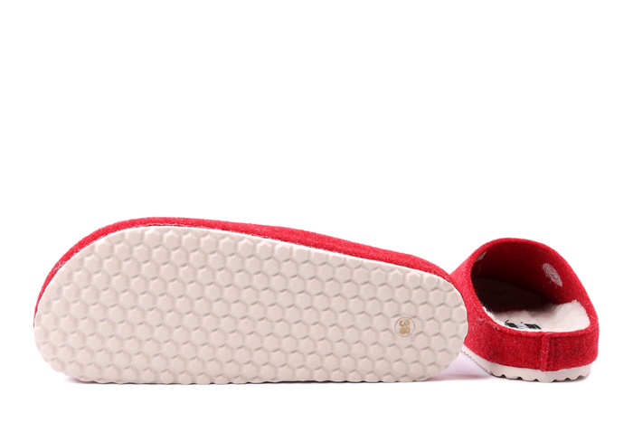 Dr. Brinkmann 320261-04 - kapcie damskie czerwone