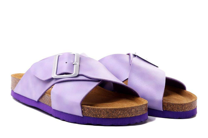 Dr. Brinkmann 700340-59 - klapki damskie lila