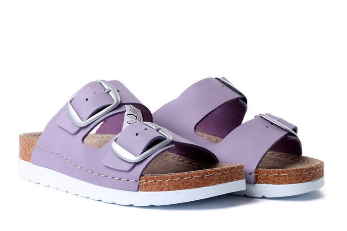 Dr. Brinkmann 700741-59 - klapki damskie lila