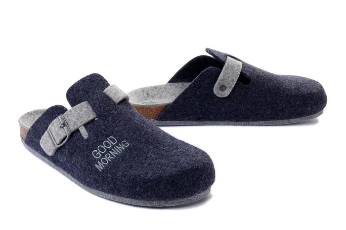 Dr. Brinkmann 220015-05 - kapcie męskie granatowe