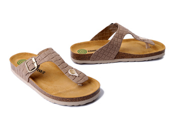 Dr. Brinkmann 700687-21 - klapki damskie mittelbraun