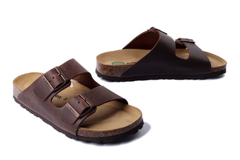 Dr. Brinkmann 600133-02 - klapki damskie brązowe