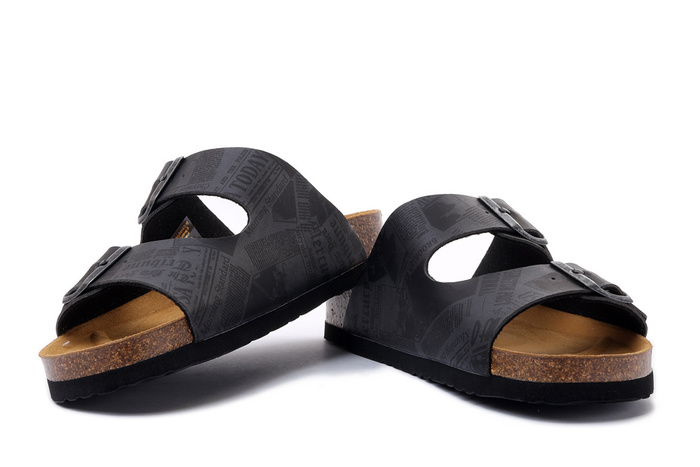 Dr. Brinkmann 600331-09 - klapki damskie/męskie grau/schwarz