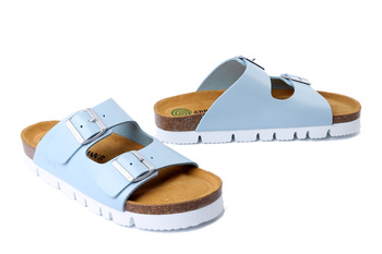 Dr. Brinkmann 700682-55 - klapki damskie hellblau