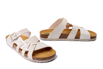 Dr. Brinkmann 700712-81 - klapki damskie offwhite