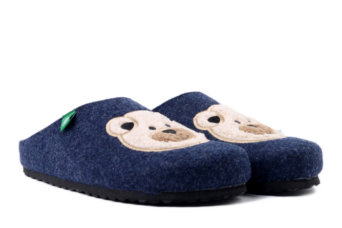 Dr. Brinkmann 320262-05 - kapcie damskie niebieskie