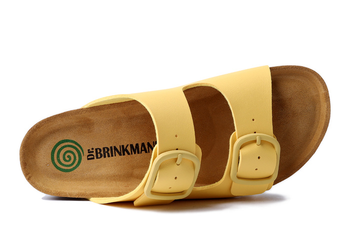 Dr. Brinkmann 700706-61 - klapki damskie hellgelb