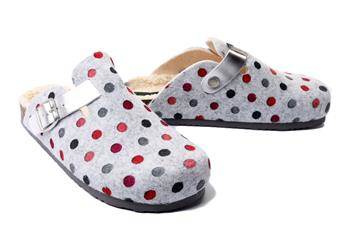 Dr. Brinkmann 320066-91 - kapcie damskie jasnoszare