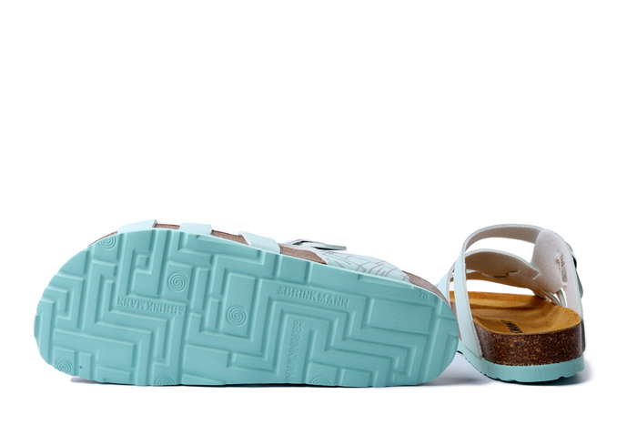 Dr. Brinkmann 700704-71 - klapki damskie mint